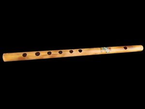 Flauta de Bambú de Seis Orificios Abiertos con Acabado Pulido para Aprendizaje Musical y Ensamblaje - Product Image 1