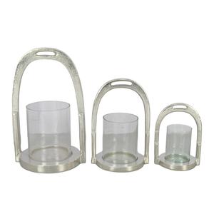 Gold Horse Stirrup Candle <b>Jar</b> Stand <b>Decorative</b> Items For Home Living Room Tabletop Heat Resistance Candle Holder Hot Sell - Product Image 3