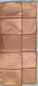 Tissu de brocart de luxe 100% polyester, tissage jacquard indien Banarasi, motif floral, doux, résistant à l'abrasion, robes de mariée - Product Image 3