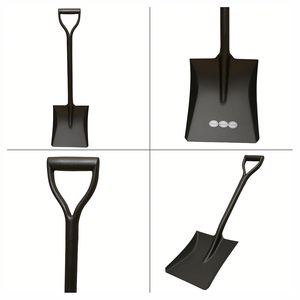 Bêche de jardinage en fer (Belcha) |   Bêche en métal robuste pour le creusement, l'agriculture et la construction, légère, à long manche, pour l'agriculture - Product Image 4