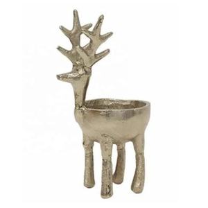 Cuencos de aluminio para servir renos de renos, ensaladas, aperitivos, frutas, cuencos para servir, uso en hoteles y restaurantes, cuencos decorativos de mesa - Product Image 3