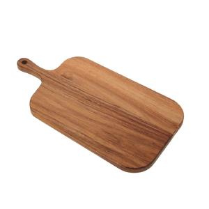 Planche à découper élégante et durable en bois d'acacia pour fruits, légumes et aliments, taille, forme et couleur personnalisables - Product Image 1