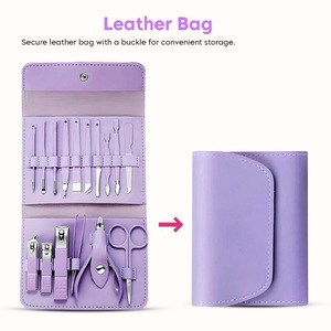 Premium Manicure <b>Pedicure</b> <b>Set</b> Nail Grooming Tools Kit With Multiple Care Instruments - Product Image 3