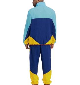 Top Training Jogging Casual Wear Nylon Chándal Jogging Suit Pullover Venta al por mayor Poliéster Windbreaker Street Wear Hombres Chándal - Product Image 2