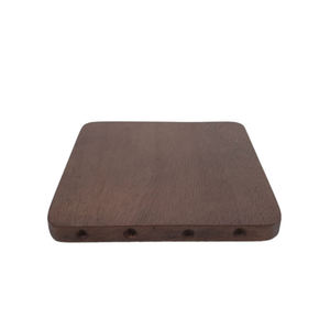 Engraved Wooden <b>Coasters</b> Square Nonwoven Felt Mat Pad Black <b>Table</b> Decoration Accessory Modern <b>Table</b> Reusable Mat Pad <b>Coaster</b> Set - Product Image 3