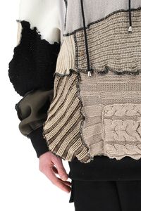 เสื้อฮู้ดดี้ผ้าฝ้าย 100% ตัดเย็บแบบสั่งทำพิเศษ ลายปะติดหลากสี ทรงโอเวอร์ไซส์ สำหรับผู้ชาย ใส่ได้ในฤดูหนาว เป็นมิตรกับสิ่งแวดล้อม น้ำหนัก 410 กรัม ขายส่ง ODM - Product Image 4