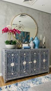 Muebles con incrustaciones de hueso, muebles de lujo con incrustaciones de hueso – Decoración para el hogar hecha a mano por diseñadores - Product Image 2