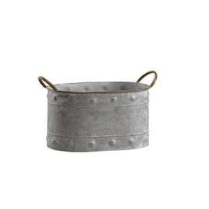 Ensemble de pots rustiques en métal pour plantes d'intérieur, patio et jardin de style ferme - Product Image 5