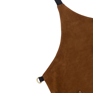Tablier de coiffure en cuir réglable à la taille pour barbier, styliste et usage en salon - Product Image 3