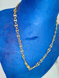 Cadena Indo de Oro Amarillo Sólido de 22K para Hombre y Mujer, Joyería India Tradicional Auténtica con Acabado Pulido - Product Image 2