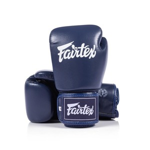 นวมชกมวย Fairtex ระดับมืออาชีพ คุณภาพสูง หนังแท้ สีน้ำเงิน สำหรับฝึกซ้อมคิกบ็อกซิ่ง MMA - Product Image 1