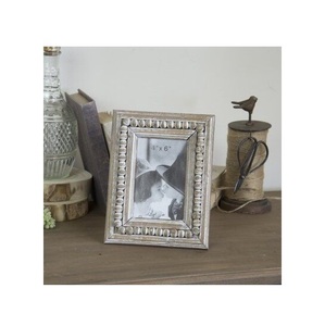 <b>Square</b> <b>Wooden</b> Photo Frame With Ornate Carved Design Handmade Wall Mount Vertical Decor - Product Image 4