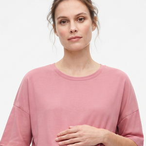 Camiseta de lactancia extragrande para mujer, camisetas de embarazo y lactancia, top extragrande de embarazo y lactancia para mujer - Product Image 5