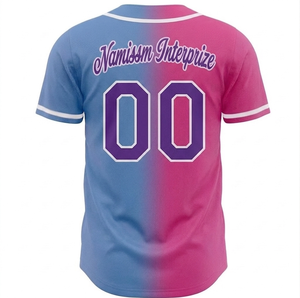 Maillot de baseball USA Australie, couleur personnalisée, look sportif vintage, logo d'équipe personnalisé, design coupe athlétique - Product Image 3