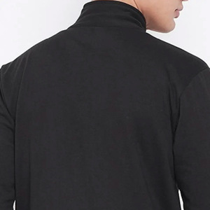 Men's Black Sporty Tracksuit Full <b>Zip</b> <b>Hooded</b> Jacket With White Stripe And Matching Pants Breathable Polyester Autumn Wear 2026 - Product Image 4