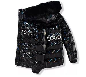 Veste matelassée pour homme, vente en gros, hiver, chaude, à capuche, coupe-vent, manteau d'extérieur, logo personnalisé, fabricant - Product Image 3