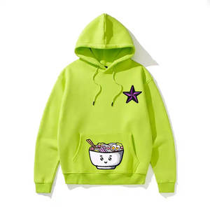 Sudadera con capucha corta personalizada con lavado ácido, efecto desgastado, bajo sin rematar, bordado y apliques, estilo vintage y efecto descolorido por el sol - Product Image 3