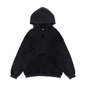 Custom Women's <b>Tracksuits</b> Heavy Weight 500 GSM 350 GSM <b>Polyester</b>/Cotton Fleece Embroidered Oversized Hoodie Shorts - Product Image 4