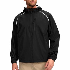 Veste de pluie pour homme à faible MOQ pour usage extérieur, veste de pluie pour homme à marque privée, nouvelle conception de veste de pluie pour homme, téléchargée par Dress Sports - Product Image 1