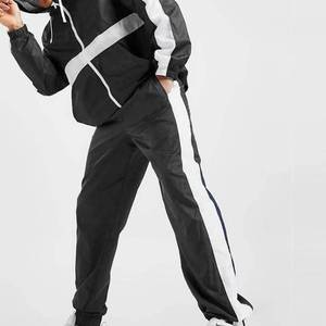 Ensemble coupe-vent à capuche imprimé sur mesure, deux pièces, 100% coton, écologique, pour streetwear et tenue décontractée - Product Image 3