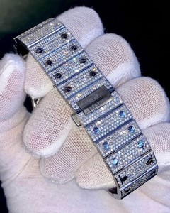 Joyas de Belleza de Edición Limitada Hechas a Mano, de Lujo, en Acero Inoxidable con Cristal de Zafiro, Unisex, Clásicas, Estilo Hip Hop, Mecánicas - Product Image 6