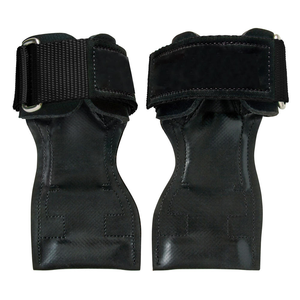 Poignée de Gym Professionnelle en Cuir Robuste avec Sangle Réglable pour une Adhérence Confortable et Sûre lors des Tractions - Product Image 3