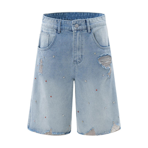High Waist Plus Size <b>Denim</b> <b>Shorts</b> <b>Women</b> Summer <b>Stretch</b> Casual Jean <b>Shorts</b> Wholesale Supplier - Product Image 4