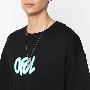 Ensemble de survêtement d'été en coton épais avec impression en relief, deux pièces, t-shirt et short pour homme, en vente - Product Image 2