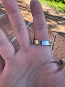 Paige Wallace Turquoise <b>Adjustable</b> <b>Ring</b> Handmade Sterling Silver Southwestern Boho Statement Jewelry Artisan Gift for Her - Product Image 6