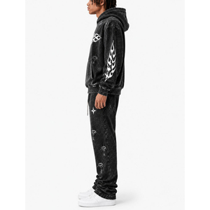 Ropa deportiva transpirable, estilo elegante para gimnasio, chándales estampados para hombre, ligeros, cómodos, tela duradera para entrenamiento físico. - Product Image 4