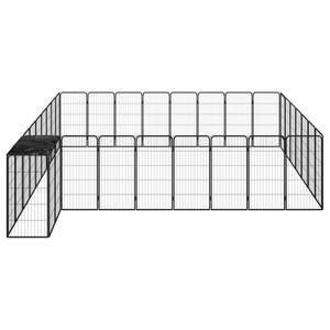 Corral Grande para Perros de Acero con Recubrimiento de Polvo Negro, Categoría de Productos: Corrales para Perros de Polietileno - Product Image 3