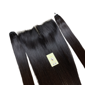 Raw Venta caliente 5x5 13x4 13x6 HD encaje recto vietnamita pelo suizo HD Frontal y cierre cabello humano - Product Image 1