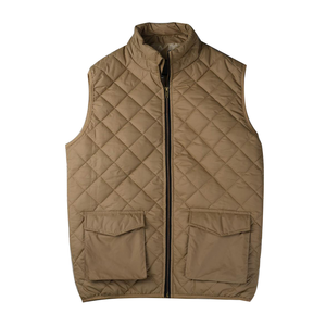 Mens Casual <b>Gilet</b> Waistcoat Sleeveless Padded <b>Lightweight</b> Warm Winter Outdoor Layering Vest Custom Wholesale Apparel Manufacture - Product Image 1