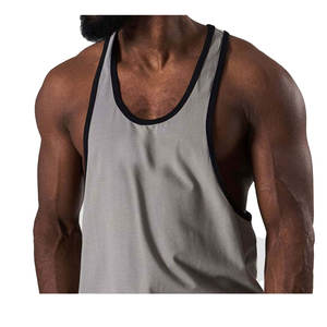 Débardeurs pour hommes grande taille, séchage rapide, respirants, pour la gym, la course et le fitness, personnalisables avec logo, en coton, débardeur musculaire décontracté - Product Image 2