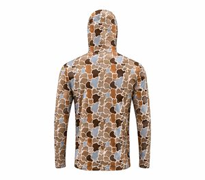 Camisa de Manga Larga con Capucha y Camuflaje para Pesca Submarina con Patrón de Ocultación - Product Image 3