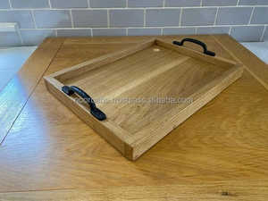 Noor Baba ถาดเสิร์ฟไม้งานฝีมือตามธรรมชาติสำหรับบ้านหรือโรงแรม - Product Image 5