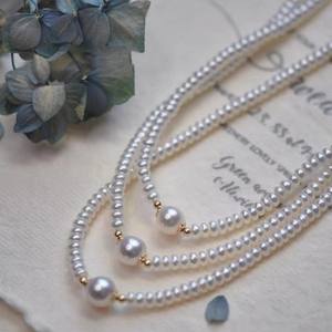 Collar de Perlas de Agua Dulce, Elegante Gargantilla Francesa con Plata S925 Chapada en Oro, Simple, Hermosa, con Temperamento, Gargantillas Finas - Product Image 3