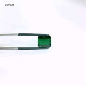 พลอยทัวร์มาลีนสีเขียวเข้มทรงแปดเหลี่ยม น้ำหนัก 4.27 กะรัต เกรด 3A คุณภาพดี ใสสวยงาม ดูเป็นธรรมชาติ เหมาะสำหรับใช้ในงานออกแบบเครื่องประดับ - Product Image 1