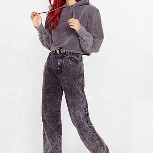Lightweight Pullover <b>Sweatshirt</b> Acid Washed <b>Tie</b> <b>Dye</b> Crop Top Hoodie Shorts Fashion Fleece Hooded Short Set With Long Tops - Product Image 1
