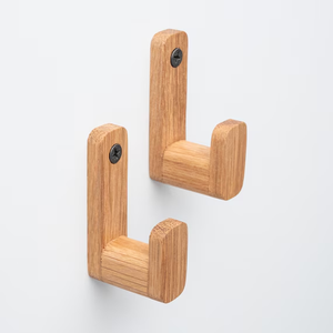 Wooden Coat Hangers Wood Shirt Dress Jacket <b>Clothes</b> Hanger Double Tier <b>Wall</b> Mounted Eco-Friendly Modern Hot Selling Sale - Product Image 2