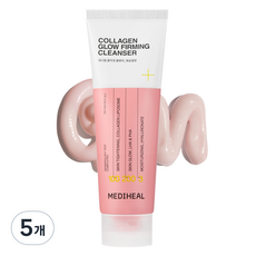 Lot de 5 pièces de mousse nettoyante éclat au collagène Mediheal 120 ml – Prix réduit pour les soins du visage - Product Image 1