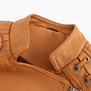 Custom Women's Genuine <b>Leather</b> Breathable Woven Motorcycle <b>Jacket</b> OEM ODM Custom Branding Private Label Factory Direct - Product Image 4