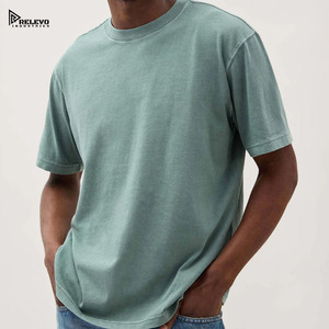 เสื้อยืดเปล่าแบบซันเฟดสั่งทำพิเศษ น้ำหนัก 220 กรัม ผ้าฝ้าย 100% พรีเมียม เนื้อหนา สวมใส่สบาย ทรงโอเวอร์ไซส์ - Product Image 1