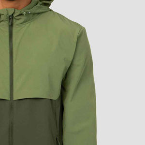 Ensemble de survêtement coupe-vent d'extérieur à manches longues en mesh pour homme, sweat-shirt et pantalon softshell deux pièces - Product Image 6