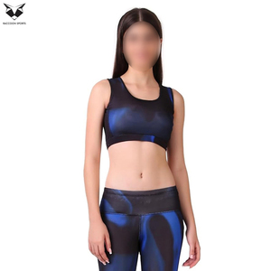 Soutien-gorge de sport pour femme à motif sublimé, idéal pour le yoga et la gym, respirant et uni - Product Image 5