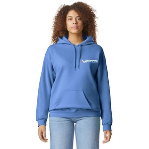 Sweat-shirt à capuche unisexe pour adulte en polaire mi-lourde avec cordon de serrage, poche kangourou avant, poignets côtelés et coupe décontractée pour - Product Image 1