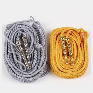 <b>Clip</b> Uniform Custom College Aiguillettes With Low Cost New High Quality Customized Gold Mylar Rope Aiguillette Metal - Product Image 6