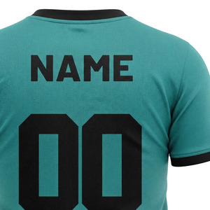 Conjunto de Camiseta de Fútbol Personalizada Unisex con Cuello en V y Manga Larga, Impresión por Transferencia de Calor, 100% Poliéster, Uniformes de Fútbol para Jóvenes - Product Image 4