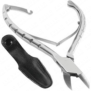 Coupe-ongles en acier inoxydable de haute qualité, pince à cuticules avec poignée verrouillable, kit de manucure et pédicure professionnel, étui en PU - Product Image 5