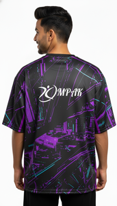 เสื้อยืดโอเวอร์ไซส์สไตล์สตรีทแวร์สำหรับผู้ชาย ทรงหลวม สวมใส่สบาย แฟชั่นแนวอเมริกัน - Product Image 4